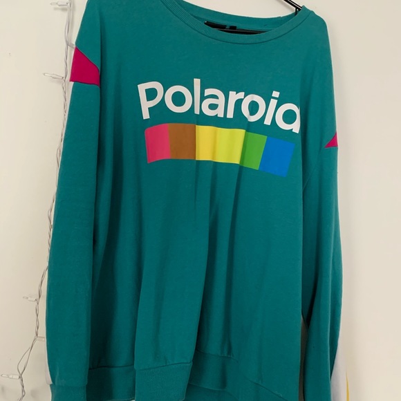 polaroid crewneck